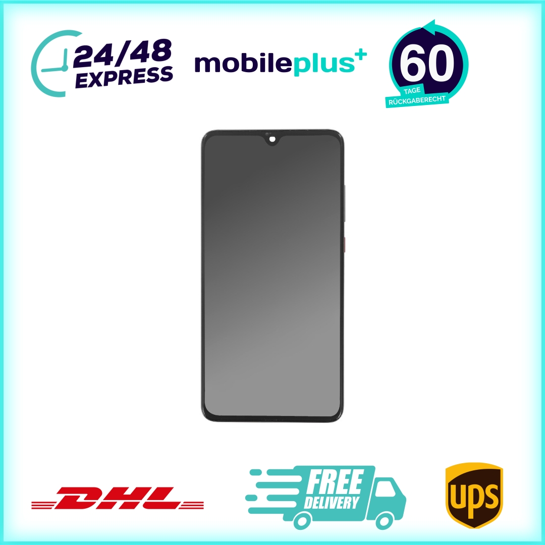 OEM Displayeinheit + Rahmen für Huawei Mate 20 schwarz