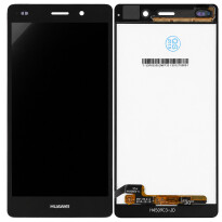 Display Einheit für Huawei P8 Lite - Schwarz | LCD Touchscreen Bildschirm Ersatz