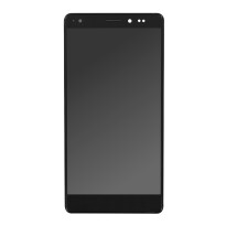 Displayeinheit + Rahmen für Huawei Mate S schwarz, ohne Logo | LCD, Touchscreen