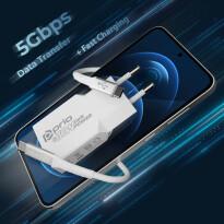 prio Lade- und Set (30W GaN Ladegerät + USB C - USB C Kabel) weiß