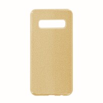 Silikonhülle Glittery Samsung Galaxy S10+ / S10 Plus gold | Case, Cover, Oberschale