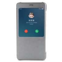Xiaomi View Flip / Cover / Funda Redmi Note 4 plata