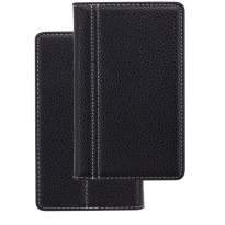 Custodia a libro di moda per Wiko Robby nera