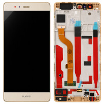 LCD Displayeinheit für Huawei P9 gold | Touchscreen + Rahmen