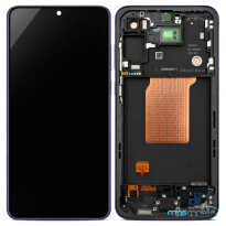 Samsung Display + Rahmen (montiert) SM-A556 Galaxy A55 schwarz/marineblau GH82-34305A