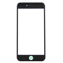 Vidro touch com moldura e OCA para iPhone 6 Plus preto