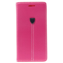 Fashion Book Case / Tasche / Hülle / Etui für Samsung Galaxy S6 Edge - Pink