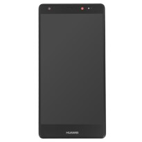 Displayeinheit + Rahmen für Huawei Mate S schwarz