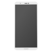 Displayeinheit + Rahmen für Huawei P Smart weiß
