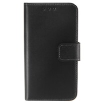 Tenké kožené pouzdro Book pro Galaxy S6 Edge – černé 4250710561360