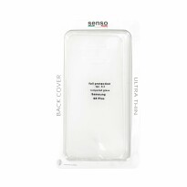 Coque arrière Senso+verre trempé Samsung S8 Plus