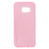 Custodia in TPU Glitter Samsung Galaxy S7 Edge rosa