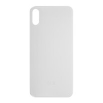Reemplazo de tapa trasera/vidrio para iPhone XS plateado (sin logotipo)