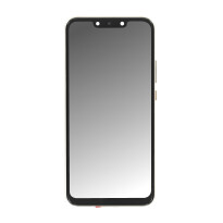 Displayeinheit für Huawei Mate 20 Lite platinum gold + Rahmen ohne Logo