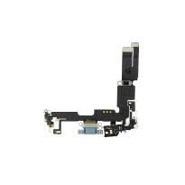 Ladeanschluss-Flexkabel + Mikrofon für iPhone 14 Plus – Blau | 821-03954-04