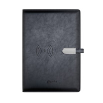 prio 5-in-1 Multifunktions-Notebook (Powerbank, Ladegerät) schwarz