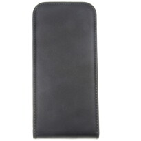 Etui z klapką ze skóry Slim HTC One M8 - czarne