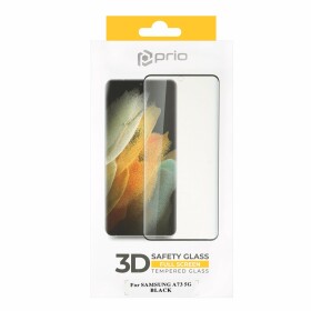prio 3D gehard glazen schermbeschermer voor Samsung A73 5G zwart