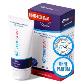 Tereson® Deo Cream 40ml, Perfume-free, Long-term protection underarms