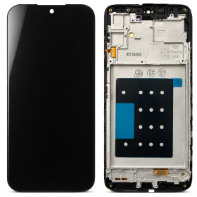 Display Unit + Frame for SM-A165 Galaxy A16 4G black (EU version)