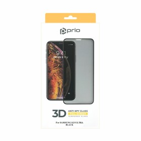 prio 3D Anti-Spy Tempered Glass for Samsung S23 Ultra black