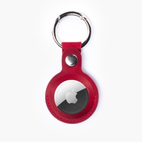 Wachikopa Leather AirTag Keychain, Handmade Protective Case