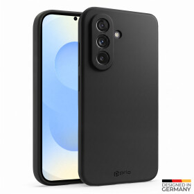 prio Custodia in silicone liquido per Samsung S25+ nero