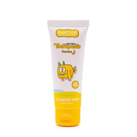 Babyton Natural Toothpaste Tropical Flavor, SLS/Fluoride/Paraben Free 50ml