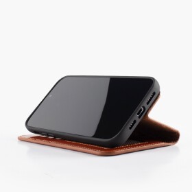 Wachikopa leather case compatible with iPhone 15 Pro with card slot