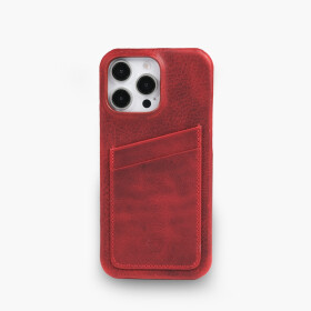 Kožený kryt Wachikopa Full Wrap pro iPhone 16 Pro Max s přihrádkami na karty