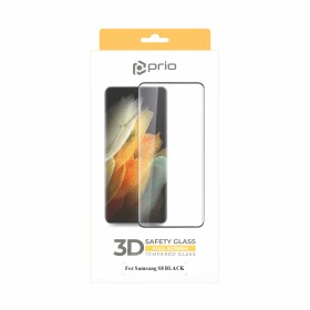 prio 3D Tempered Glass Screen Protector for Samsung S8 black