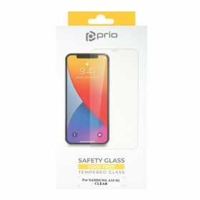 prio Tempered Glass Screen Protector for Samsung A33 5G clear