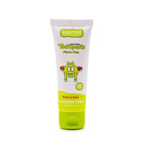 Babyton Natural Toothpaste Tropical Flavor, SLS/Fluoride/Paraben Free 50ml