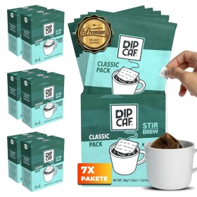 Dipcaf® Coffee Bags 35 Pieces | Mild Filter Coffee in Bags – 50g Gift Set