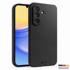 Coque en silicone liquide prio pour Samsung A15 5G/A15 noir