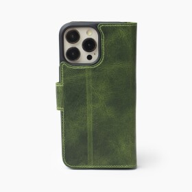 Kožené pouzdro Wachikopa pro iPhone 13 Pro Max s slotem pro kartu a funkcí stojánku