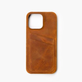 Kožený kryt Wachikopa Full Wrap pro iPhone 13 Pro Max s přihrádkami na karty