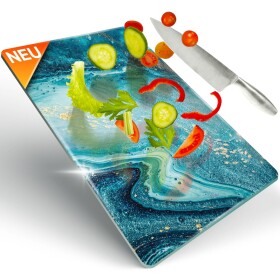 Decovetro Glass Cutting Board | 40x30cm | Glass Cutting Board | Easy to clean