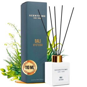 Fragrância de ambiente com varetas perfumadas, difusor, plantas do Extremo Oriente, lírio do vale, 110 ml