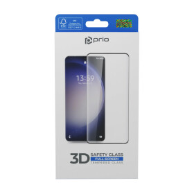 prio 3D Tempered Glass Screen Protector for Samsung S24 black
