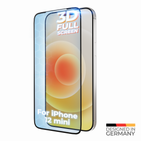 prio 3D Tempered Glass Screen Protector for iPhone 12 mini black