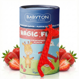 Babyton Magic Baby Dental Floss – 30 Gentle Floss Picks, BPA &amp;amp; PVC Free