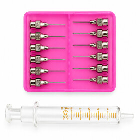 5ml Glass Syringe Luer with 12 pcs Needles