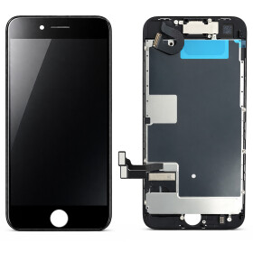Pulled Original Display Unit + Small Parts for iPhone 8 / SE (2020/2022) black