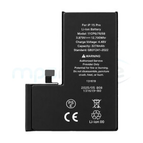 Diagnosable Battery for iPhone 15 Pro