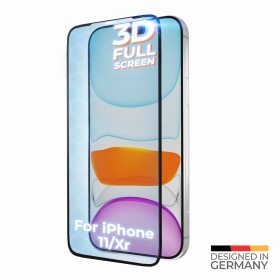 Ochranné tvrzené sklo Prio 3D pro iPhone 11 / XR černé