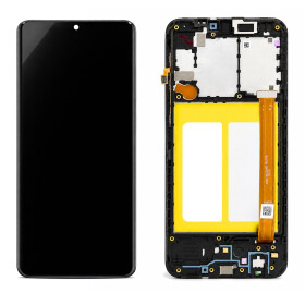 Samsung Displayeinheit + Rahmen A202F Galaxy A20e schwarz GH82-20229A