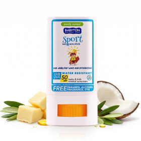 Babyton Children's Sunscreen Stick SPF 50 | Mineral &amp; Water-Resistant, 20g