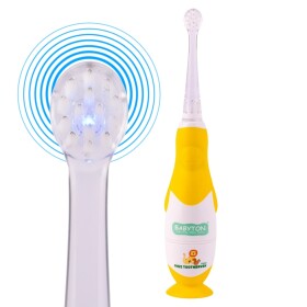 Sonic Baby Toothbrush with LED &amp;amp; Replacement Head, Extra Soft, BPA-Free (0-3 Years)