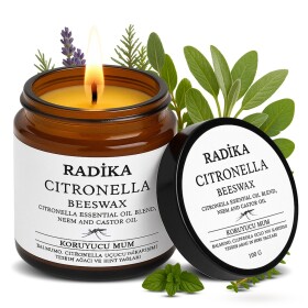 Mosquito Repellent Candle, Anti Mosquito Candle, 100% Pure, Organic, Natural, 100 g